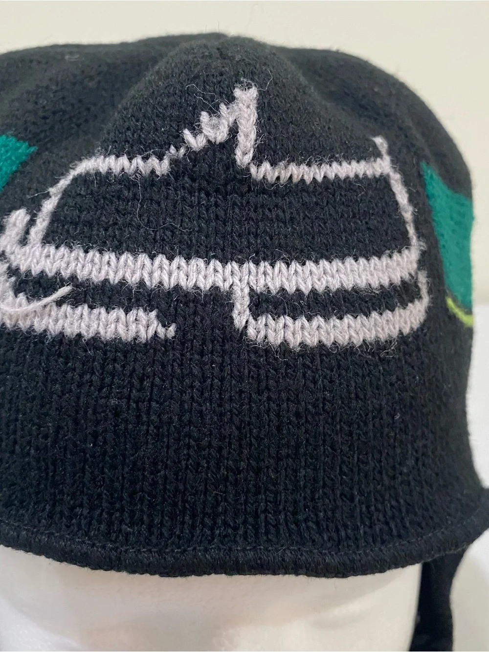 ARCTIC CAT Winter Hat Ski Face Mask Snowmobile Balaclava Pullover Black Green